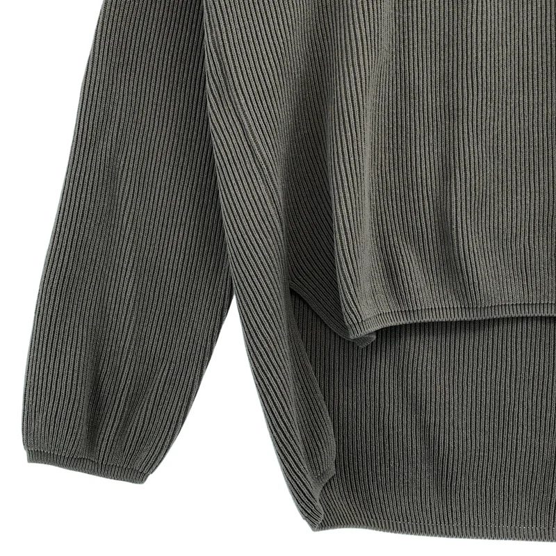 BATONER / バトナー | HIGH COUNT RIB V-NECK Vネック リブニット | 1 | レディース