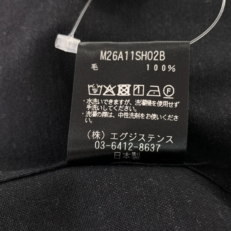marka / マーカ | 2026SS | 2/72 Wool Tropical Washer Fly Front Open Collar S/S Shirt / ウールトロピカルワッシャーオープンカラーシャツ | 2 | メンズ