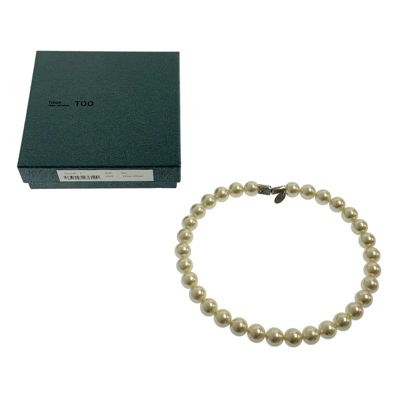 TOGA / トーガ | TOO / Pearl choker パール チョーカー ネックレス | ONE | レディース