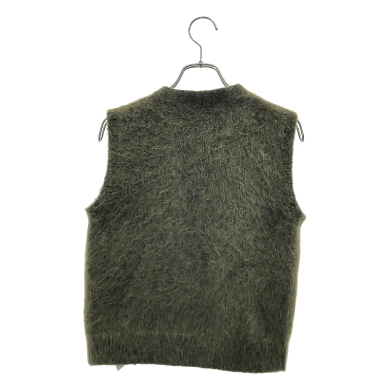 Cristaseya / クリスタセヤ | Visone gilet ヴィソーネ モヘヤ シャギー ニット ベスト | XS | レディース