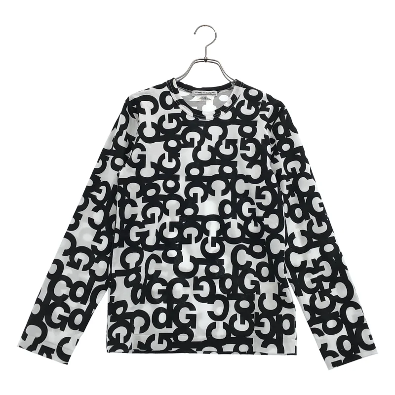 COMME des GARCONS / コムデギャルソン | AD2024 | CDG 総柄 グラフィックプリント Tシャツ | XXS | レディース