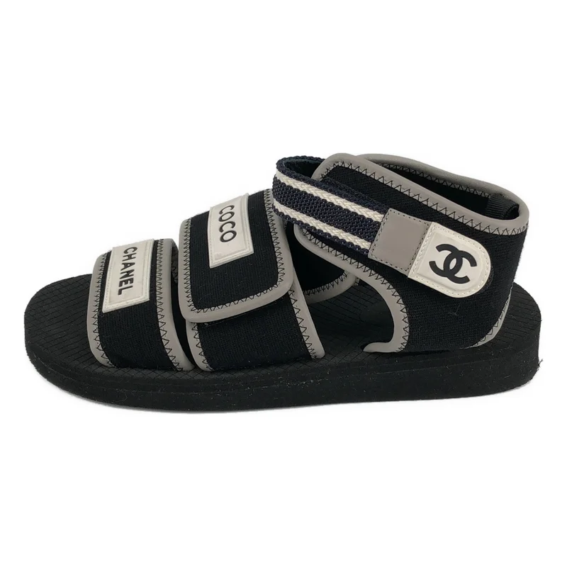 CHANEL / シャネル | COCO ロゴ スポーツ サンダル | 36 | レディース