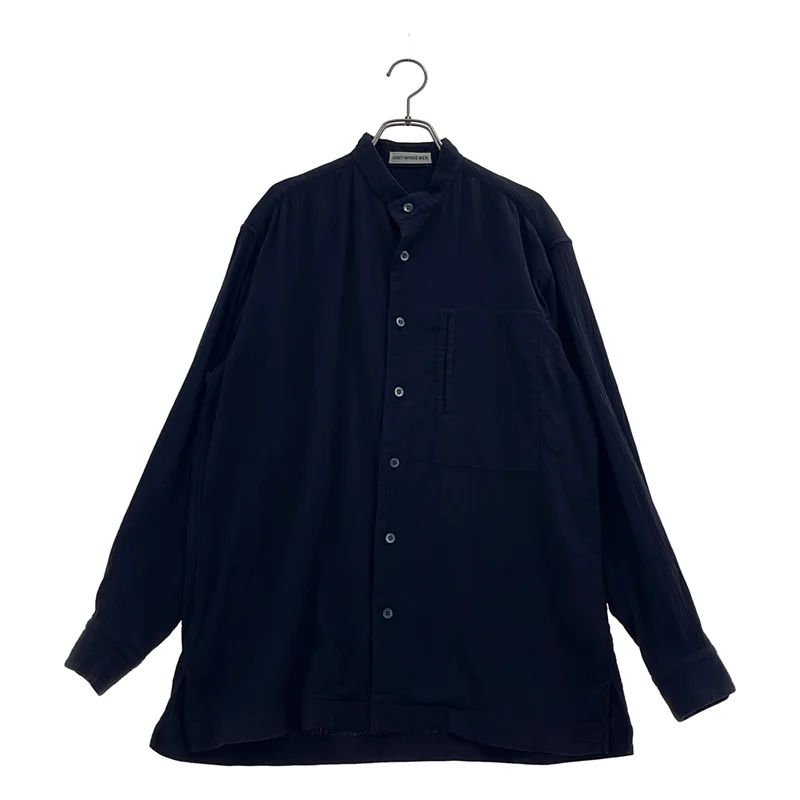 ISSEY MIYAKE MEN / イッセイミヤケメン | 2000SS | コットン シワ加工 スタンドカラーシャツ | M | メンズ