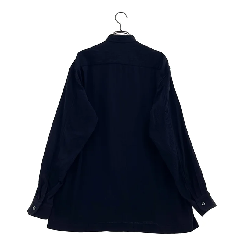 ISSEY MIYAKE MEN / イッセイミヤケメン | 2000SS | コットン シワ加工 スタンドカラーシャツ | M | メンズ