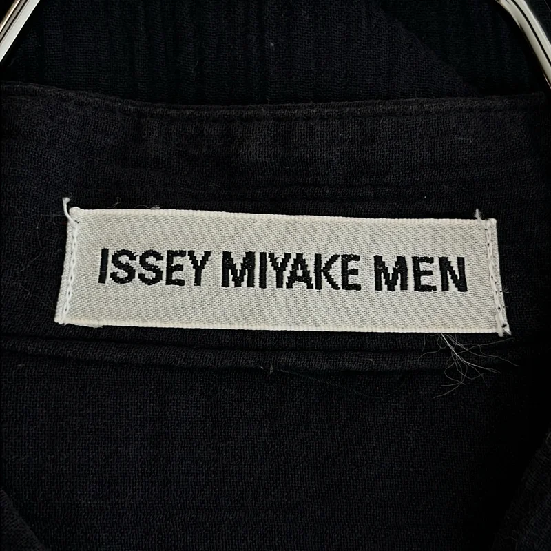 ISSEY MIYAKE MEN / イッセイミヤケメン | 2000SS | コットン シワ加工 スタンドカラーシャツ | M | メンズ