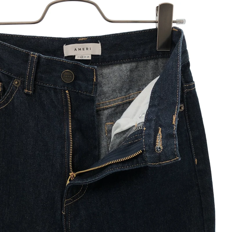 AMERI / アメリ | LONG STRAIGHT DENIM / ロングストレート デニムパンツ | 24 | レディース