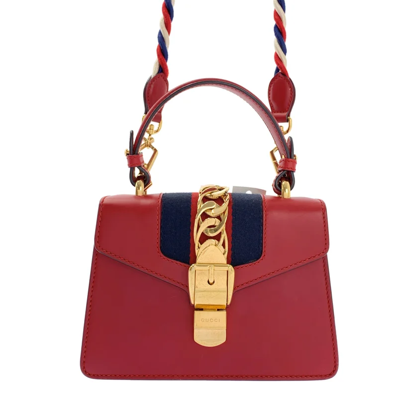 GUCCI / グッチ | シルヴィ 2way シェリーライン ハンドバッグ |