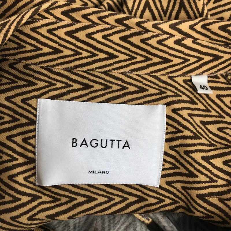 Bagutta / バグッタ | ヘリンボーン フライフロント シャツブルゾン | 40 | メンズ