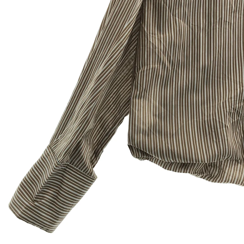 AMERI / アメリ | STRIPE INVERSION SHIRT TOP / ストライプ インヴァージョン シャツトップス | S | レディース