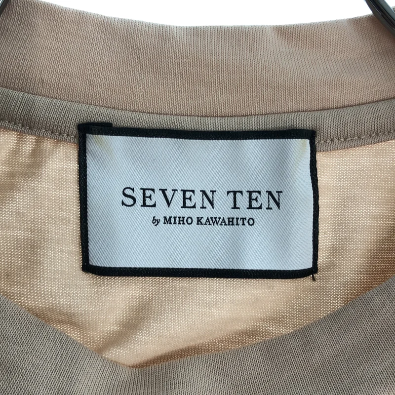 SEVEN TEN by MIHO KAWAHITO / セブンテンバイミホカワヒト | SVT刺しゅう Tシャツ_半袖 5S109 | S | レディース