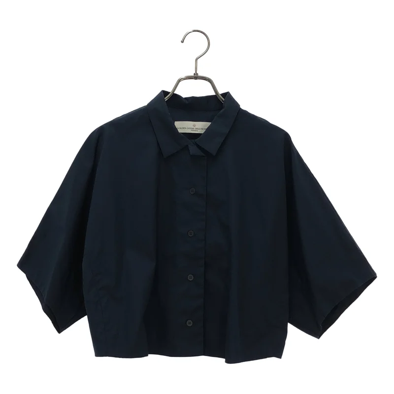 GOLDEN GOOSE / ゴールデングース | クロップド 半袖ブラウス | XS | レディース