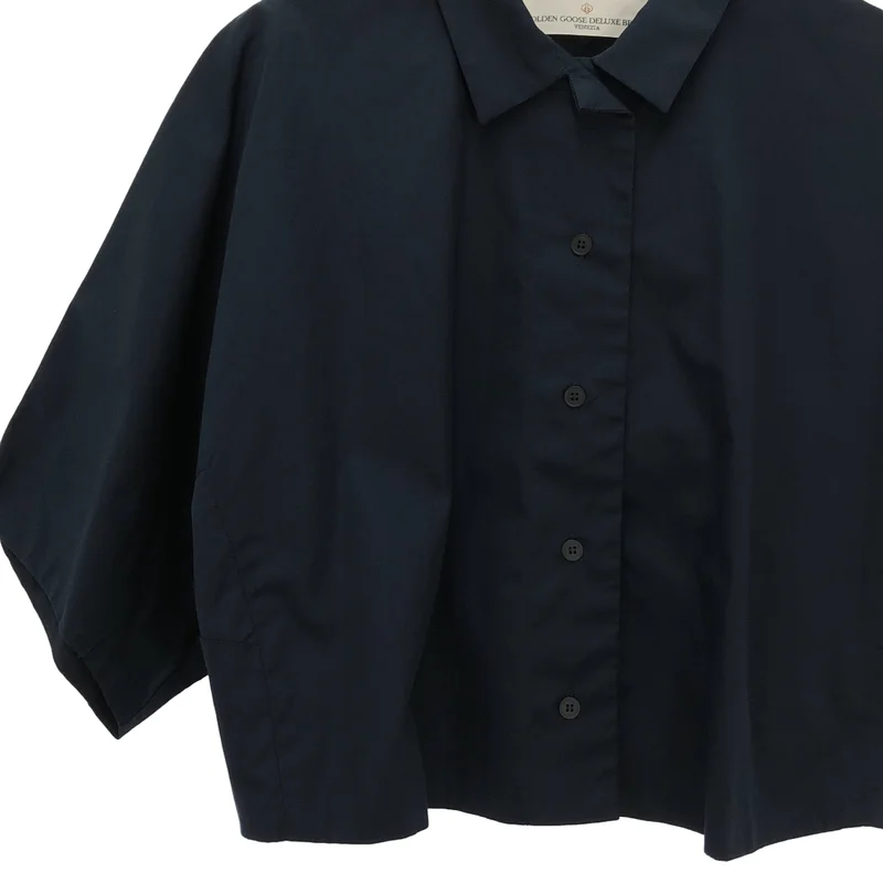 GOLDEN GOOSE / ゴールデングース | クロップド 半袖ブラウス | XS | レディース