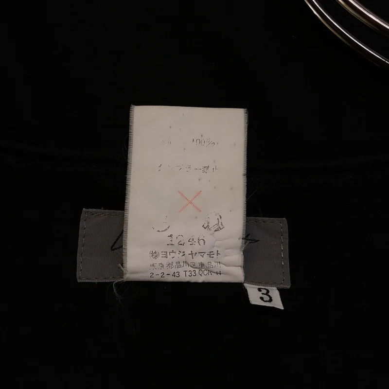 YOHJI YAMAMOTO POUR HOMME / ヨウジヤマモトプールオム | コットン クルーネック 半袖 ニットカーディガン | 3 | メンズ