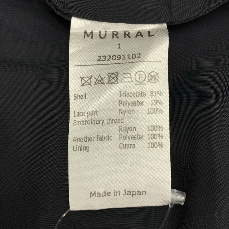 MURRAL / ミューラル | 2023AW | Petal lace dress エンブロイダリー ワンピース | 1 | レディース