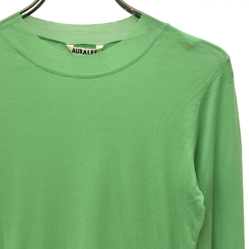 AURALEE / オーラリー | HIGH GAUGE SHEER RIB L/S TEE トップス | 1 | レディース
