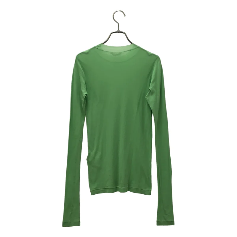 AURALEE / オーラリー | HIGH GAUGE SHEER RIB L/S TEE トップス | 1 | レディース