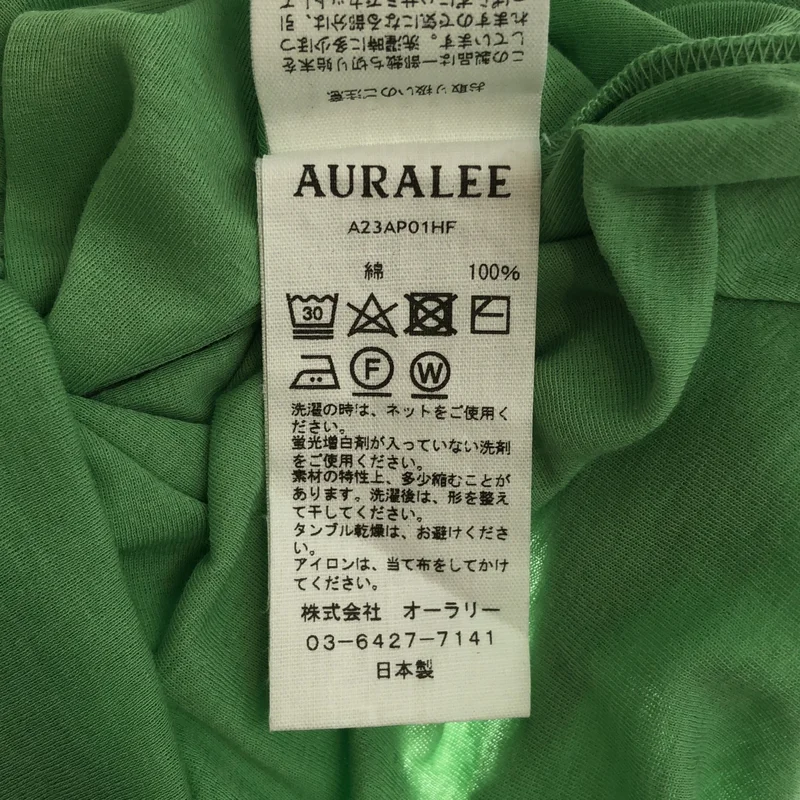 AURALEE / オーラリー | HIGH GAUGE SHEER RIB L/S TEE トップス | 1 | レディース