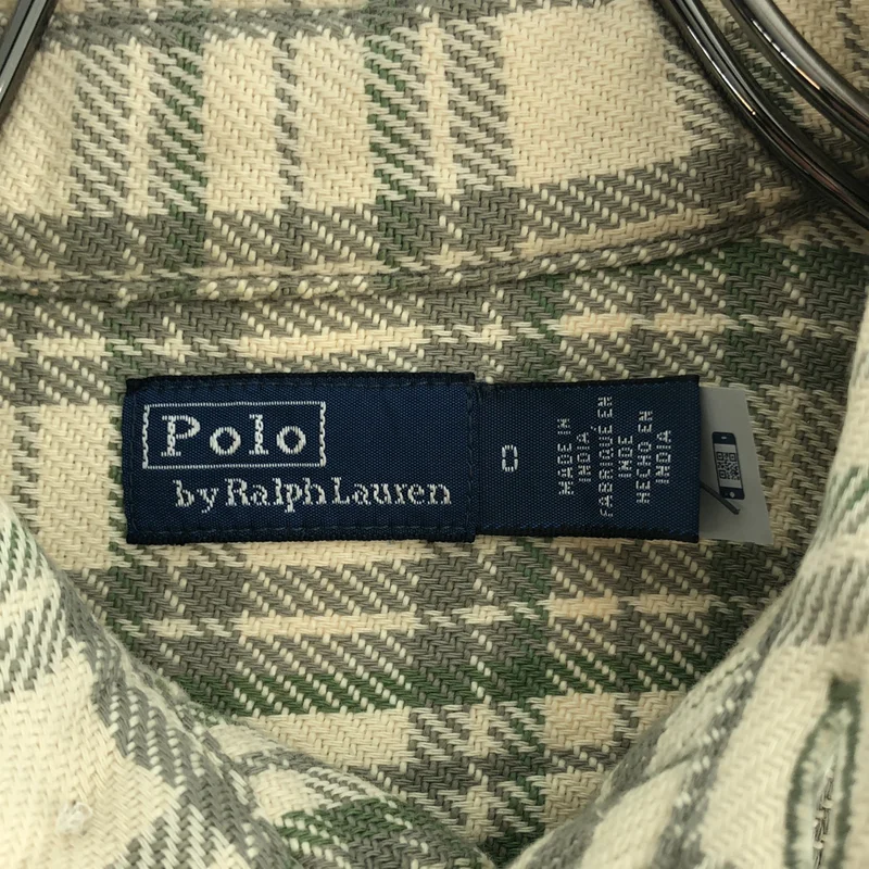 POLO BY RALPH LAUREN / ポロバイラルフローレン | コットン チェック フランネルシャツ | 0 | メンズ