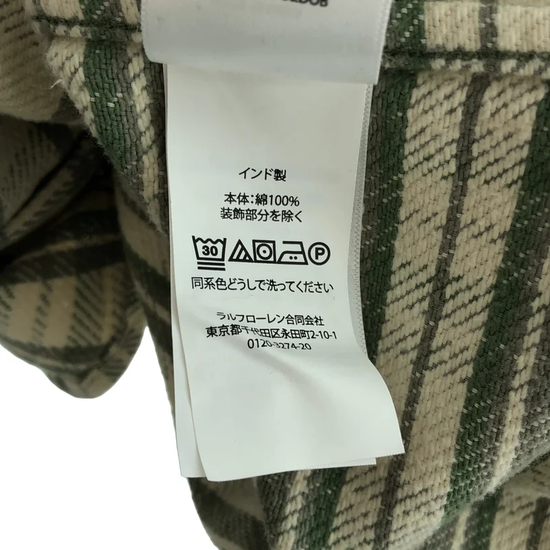 POLO BY RALPH LAUREN / ポロバイラルフローレン | コットン チェック フランネルシャツ | 0 | メンズ