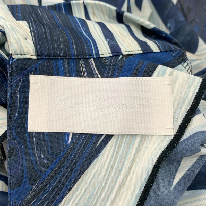 Mame Kurogouchi / マメクロゴウチ | 2024SS | Marble Print Jersey High Neck Top マーブル ハイネック トップス | 1 | レディース