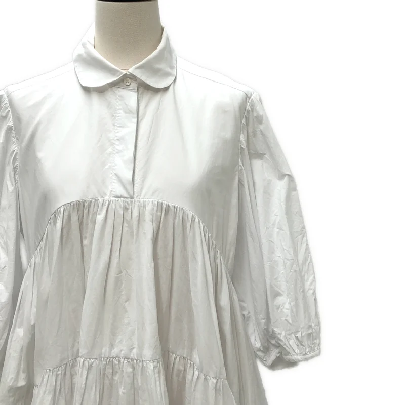 Cecilie Bahnsen / セシリーバンセン | JADE DRESS コットン 半袖 ティアードワンピース | 6 | レディース