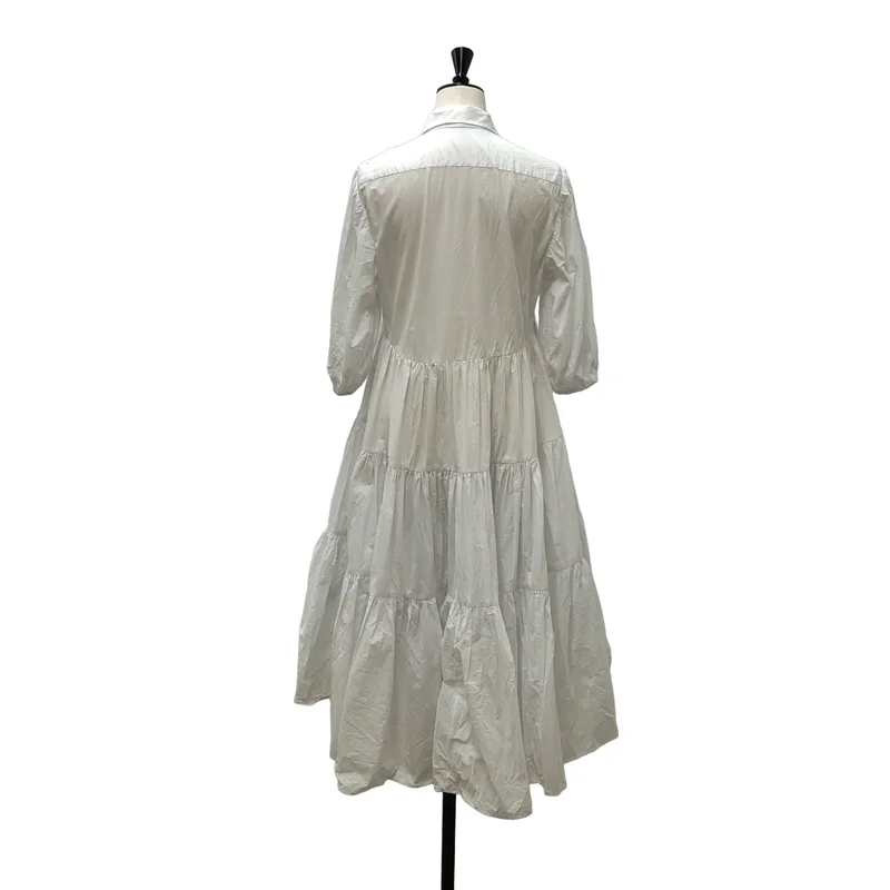 Cecilie Bahnsen / セシリーバンセン | JADE DRESS コットン 半袖 ティアードワンピース | 6 | レディース