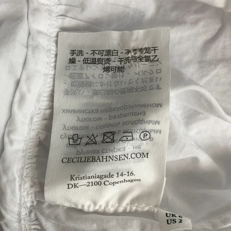 Cecilie Bahnsen / セシリーバンセン | JADE DRESS コットン 半袖 ティアードワンピース | 6 | レディース