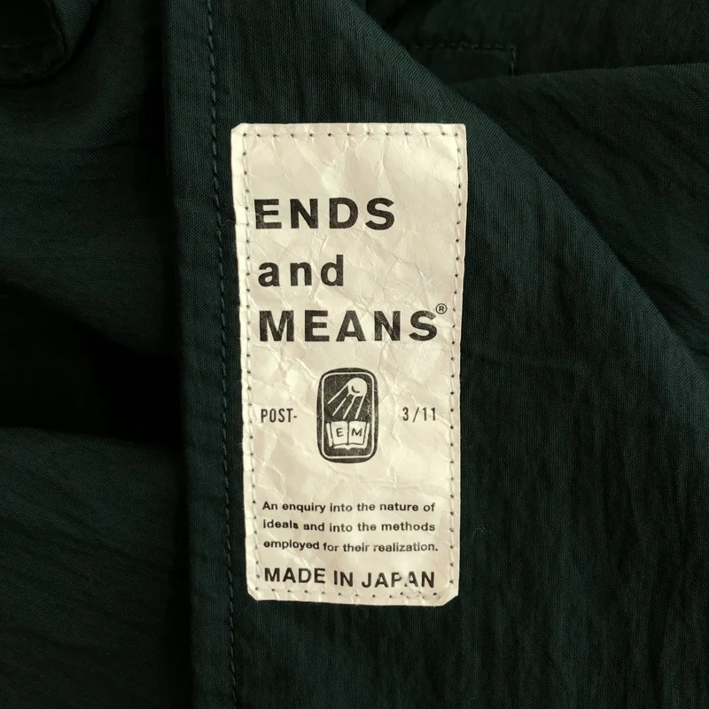 ENDS and MEANS / エンズアンドミーンズ | レーヨン オープンカラー ワークシャツ | M | メンズ