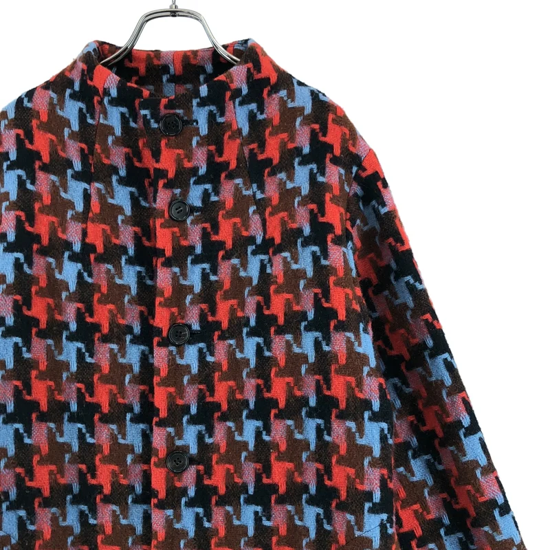 tricot COMME des GARCONS / トリココムデギャルソン | 1997AW | ウール 千鳥格子 コクーン ロングコート |