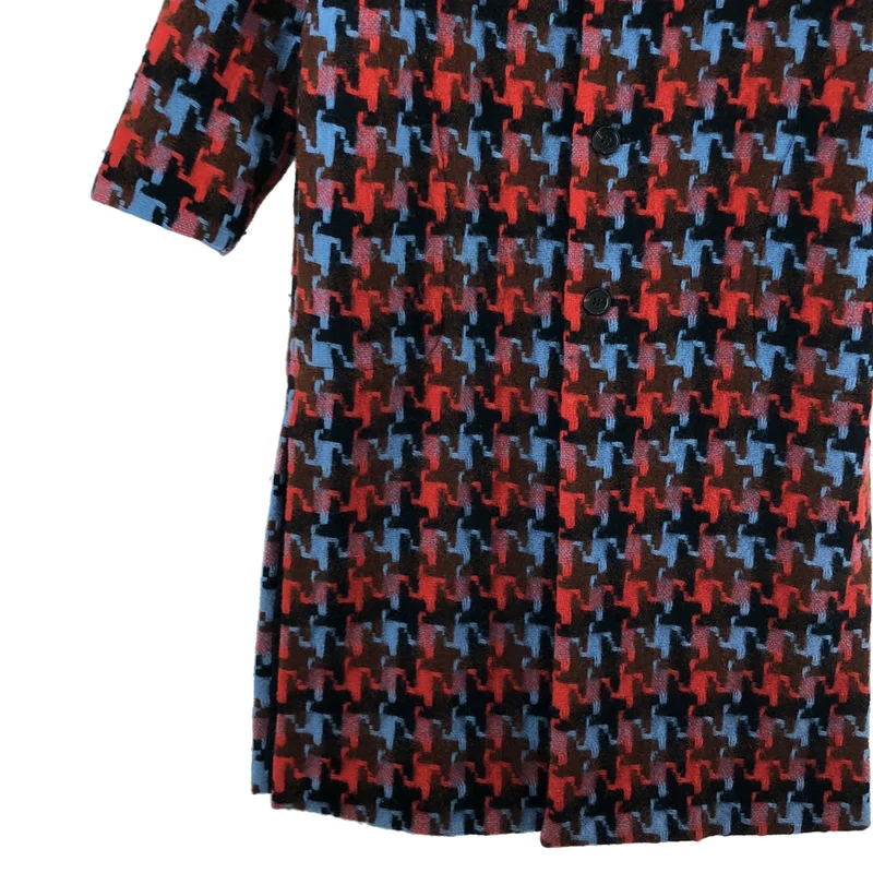tricot COMME des GARCONS / トリココムデギャルソン | 1997AW | ウール 千鳥格子 コクーン ロングコート |