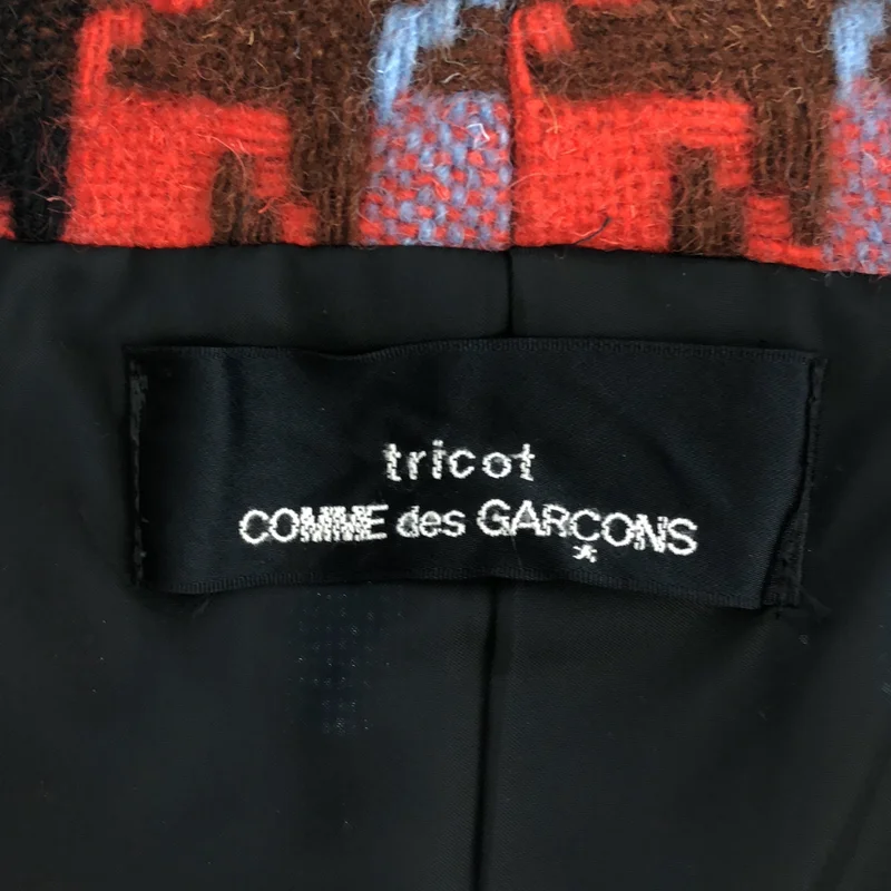 tricot COMME des GARCONS / トリココムデギャルソン | 1997AW | ウール 千鳥格子 コクーン ロングコート |