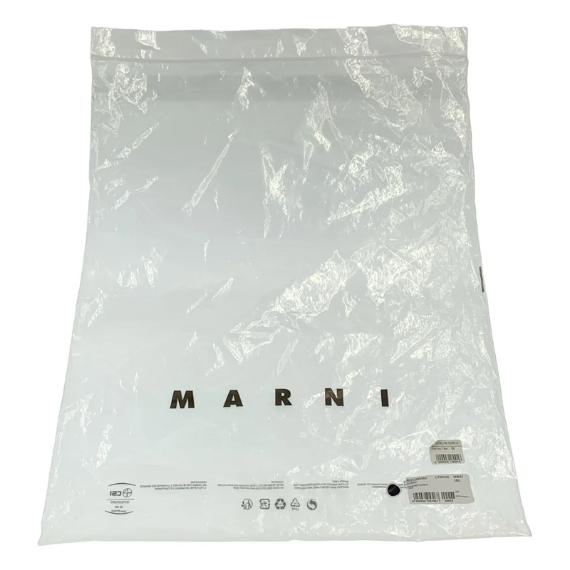 MARNI / マルニ | ブラッシュド アルパカ ナイロン ロゴ マフラー | UNI | その他