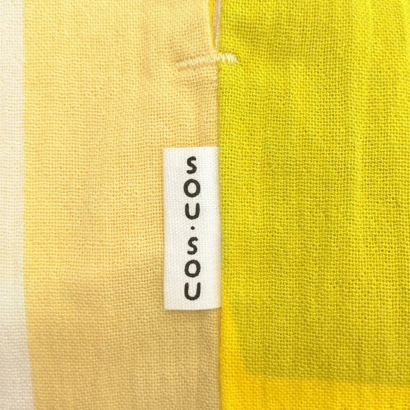 SOU・SOU / ソウソウ | 総柄 変形ワイドスリーブ サイドポケット トップス | M | レディース