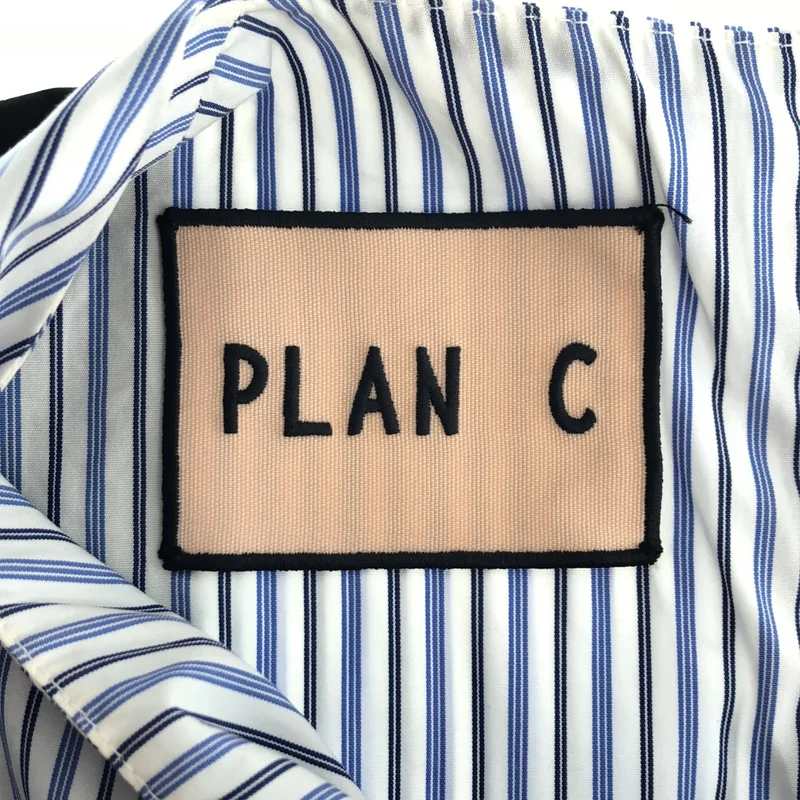 Plan C / プランシー | プリント切替 スリーブレスワンピース | 38 | レディース