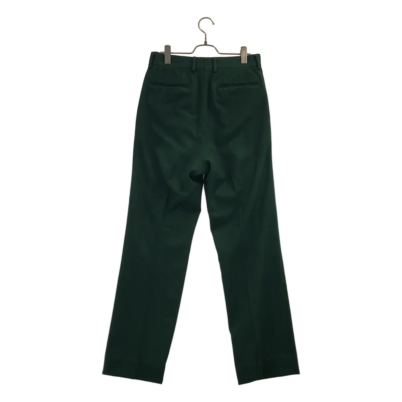 NEAT / ニート | HAINSWORTH  Melton ウール タック ボタンフライ パンツ | 44 | メンズ
