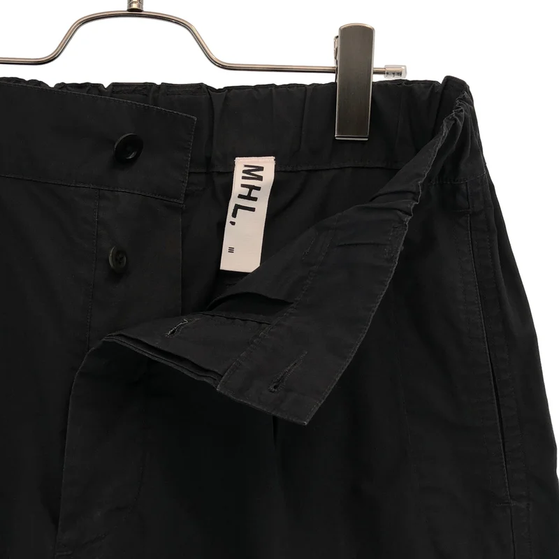 MHL. / エムエイチエルマーガレットハウエル | FINE COMPACT COTTON POPLIN / ファインコンパクト コットンポプリン ワイドイージーパンツ | 3 | レディース