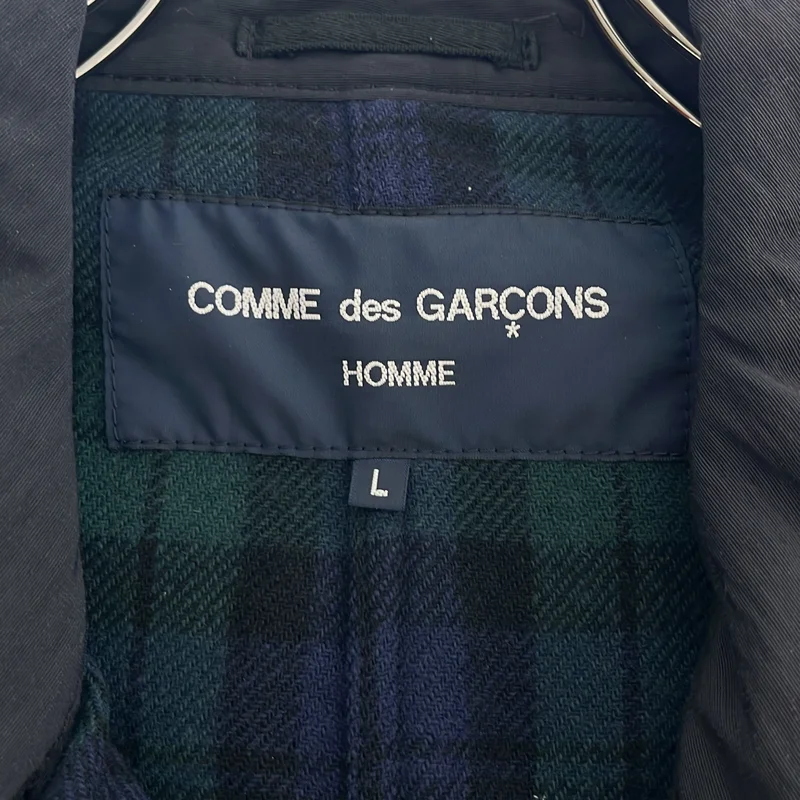 COMME des GARCONS HOMME / コムデギャルソンオム | 2009AW | タフタ ステンカラーコート | L | メンズ