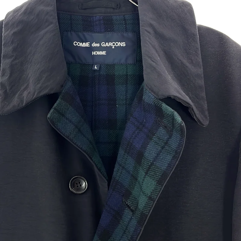 COMME des GARCONS HOMME / コムデギャルソンオム | 2009AW | タフタ ステンカラーコート | L | メンズ