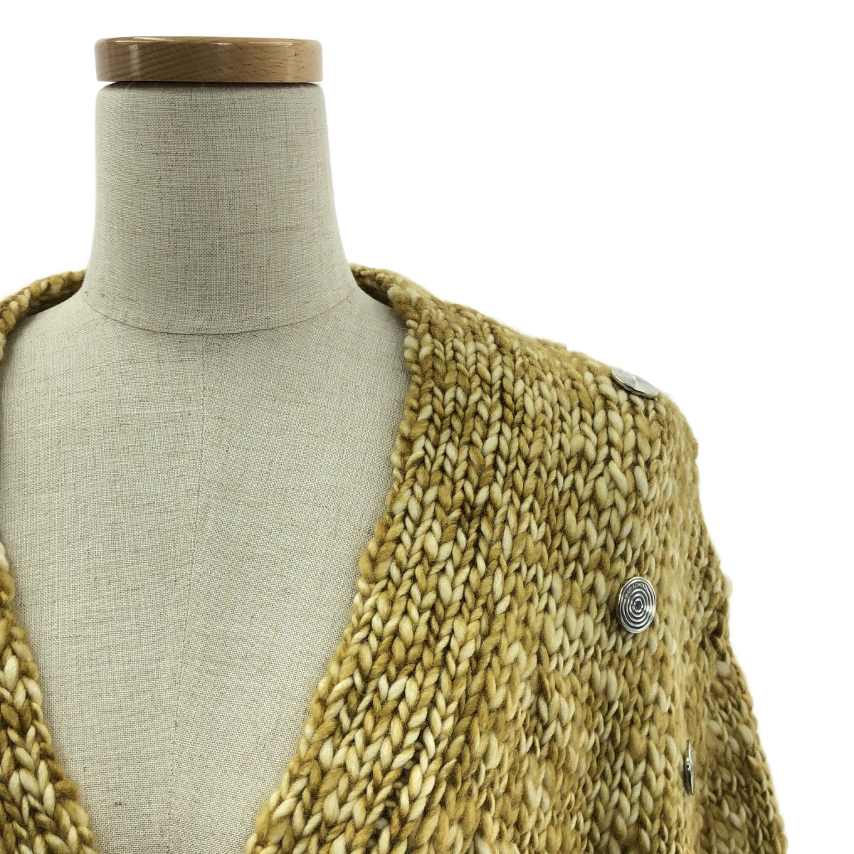 【新品】  NAMACHEKO / ナマチェコ | CYRUS CARDIGAN ニット カーディガン | 36 | イエロー系 | レディース 新品】 NAMACHEKO / ナマチェコ | CYRUS CARDIGAN ニット カーディガン