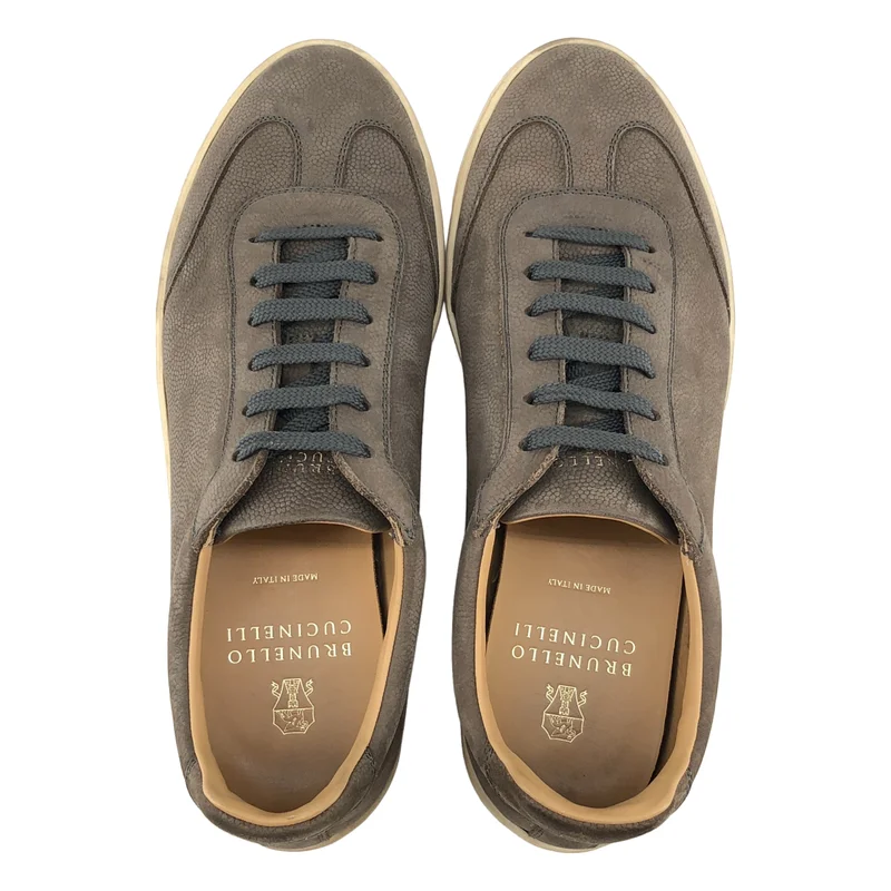 BRUNELLO CUCINELLI / ブルネロクチネリ | レザー ローカットスニーカー | 42 | メンズ