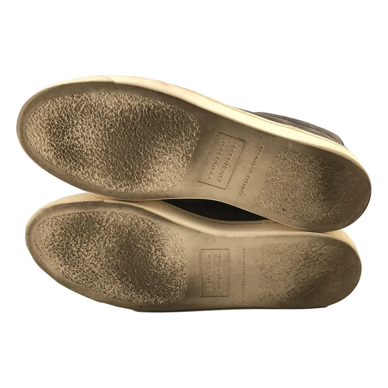 BRUNELLO CUCINELLI / ブルネロクチネリ | レザー ローカットスニーカー | 42 | メンズ