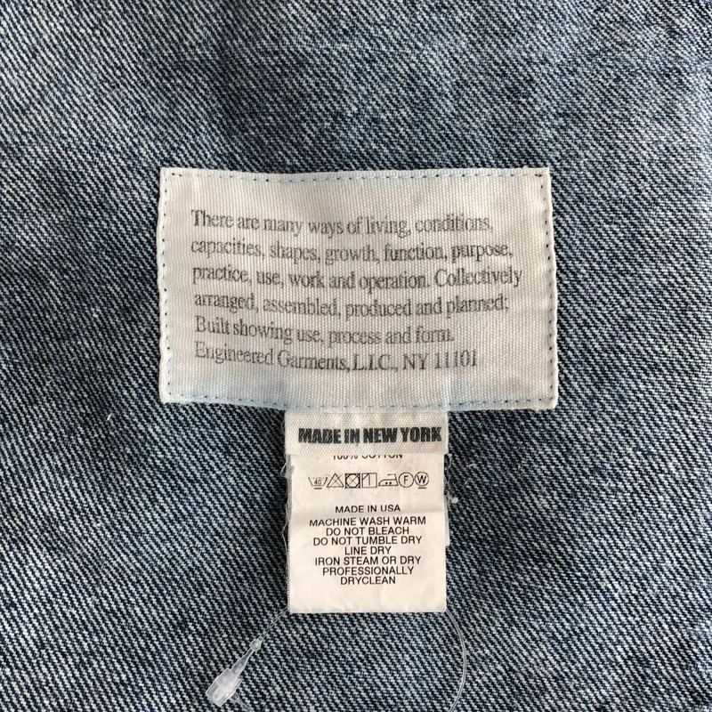 Engineered Garments / エンジニアドガーメンツ | ベイカーデニムパンツ | M | メンズ