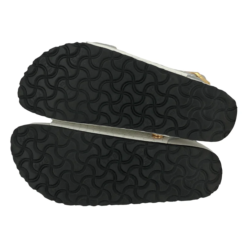 BIRKENSTOCK / ビルケンシュトック | Milano クロコ型押し レザー サンダル | 24.5 | レディース