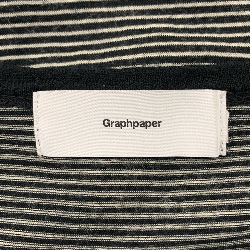 Graphpaper / グラフペーパー | 2024AW | Wool Border L/S Tee / ウール ボーダー ロングスリーブTシャツ |