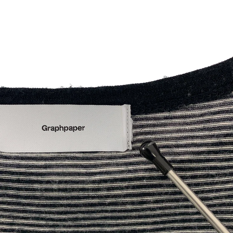 Graphpaper / グラフペーパー | 2024AW | Wool Border L/S Tee / ウール ボーダー ロングスリーブTシャツ |
