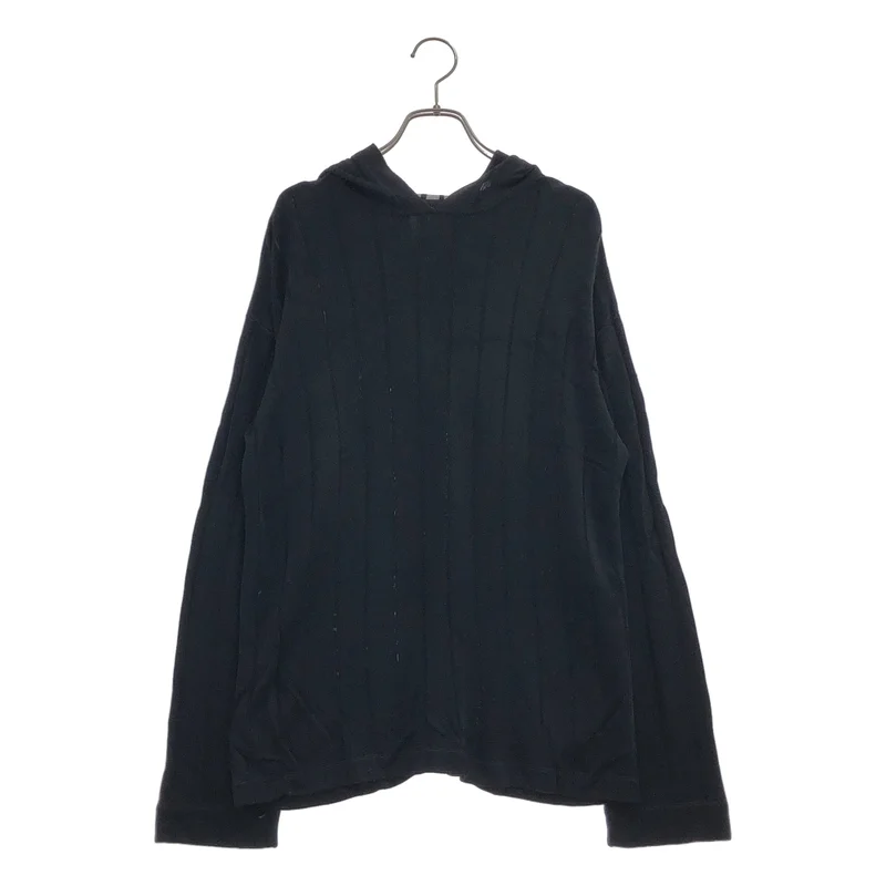 ALEXANDER WANG / アレキサンダーワン | バーコードロゴ ニットパーカー | S | レディース