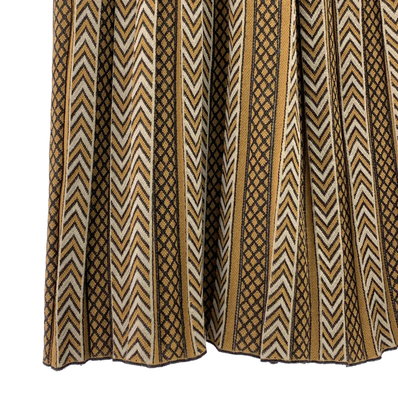 Mame Kurogouchi / マメクロゴウチ | Pleated Knitted Skirt | 1