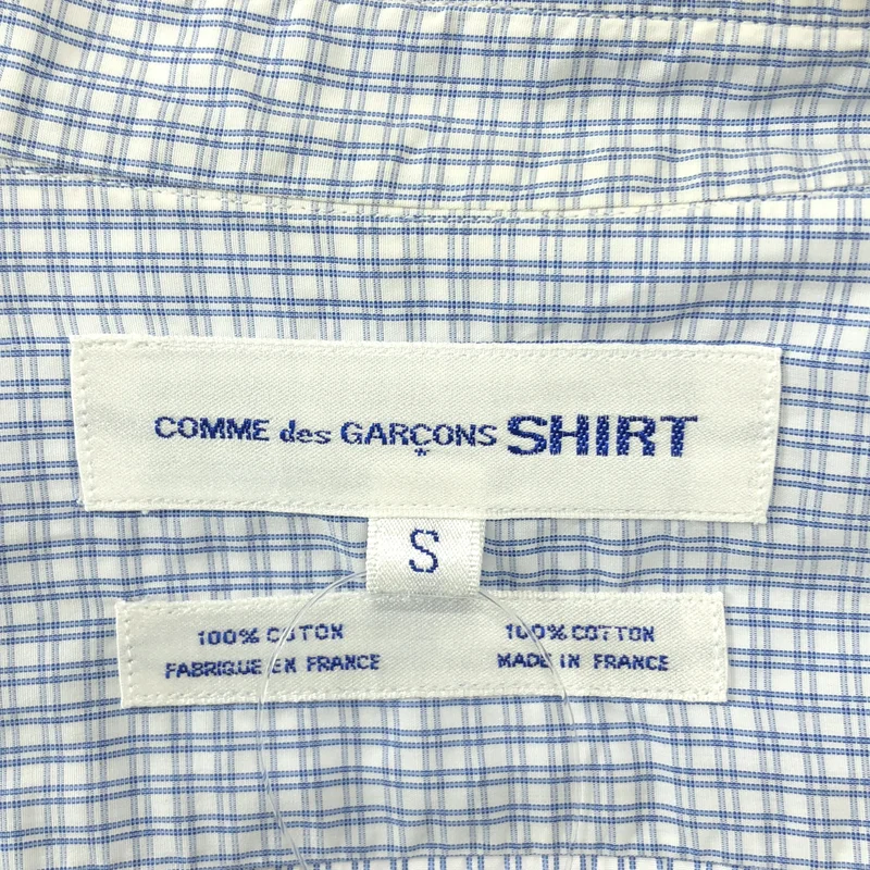 COMME des GARCONS SHIRT / コムデギャルソンシャツ | コットン チェック シャツ | S | メンズ