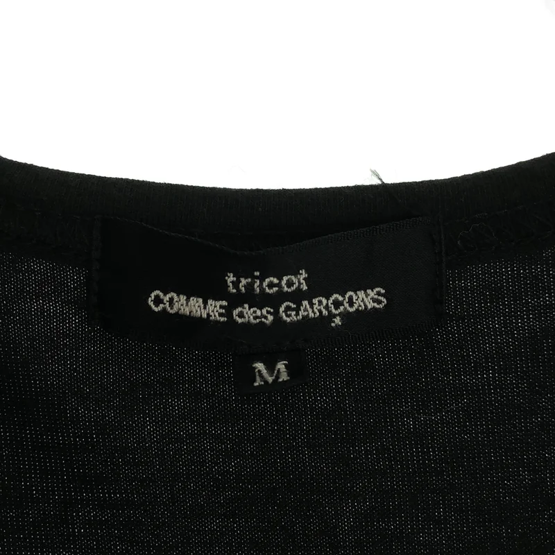 tricot COMME des GARCONS / トリココムデギャルソン | コットン スパンコール フリルライン カットソー | M | レディース