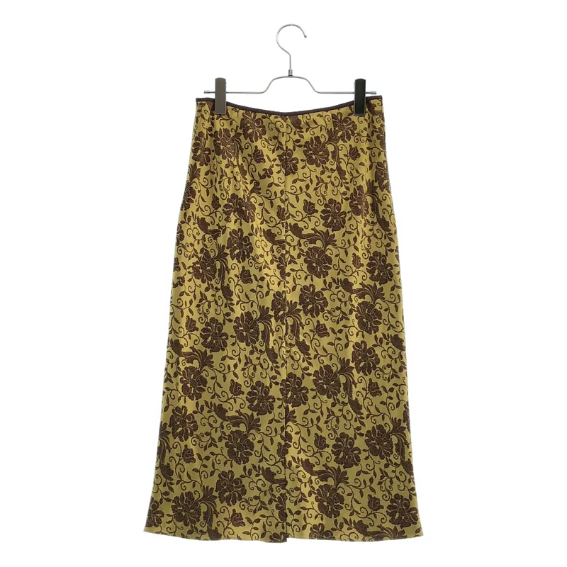DRIES VAN NOTEN / ドリスヴァンノッテン | 2025SS | レーヨン フラワー ジャガード スカート | 36 | レディース
